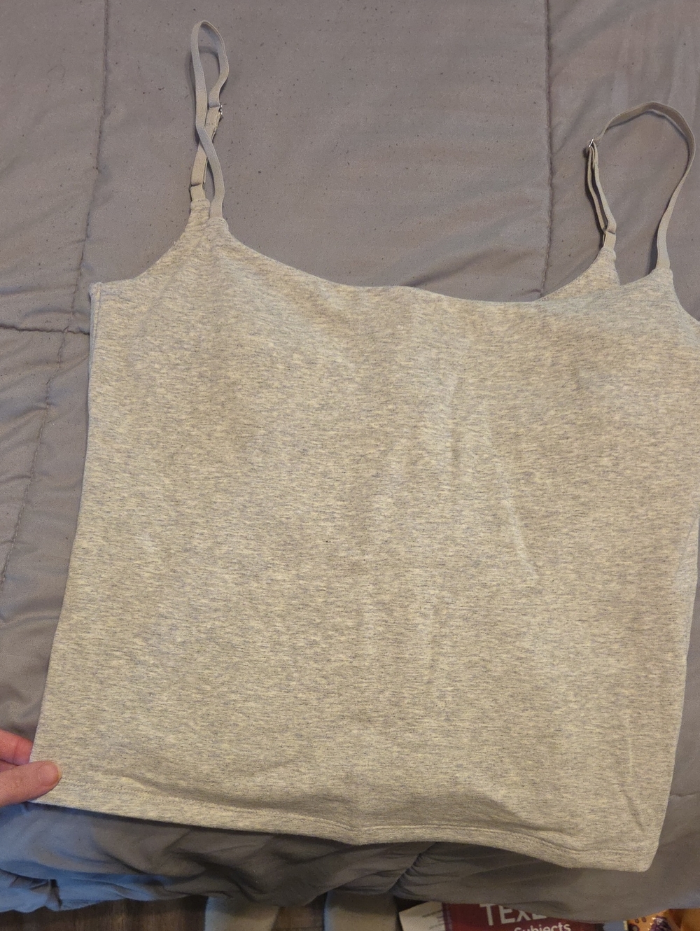 Abercrombie & Fitch Light Gray Heather Camisole